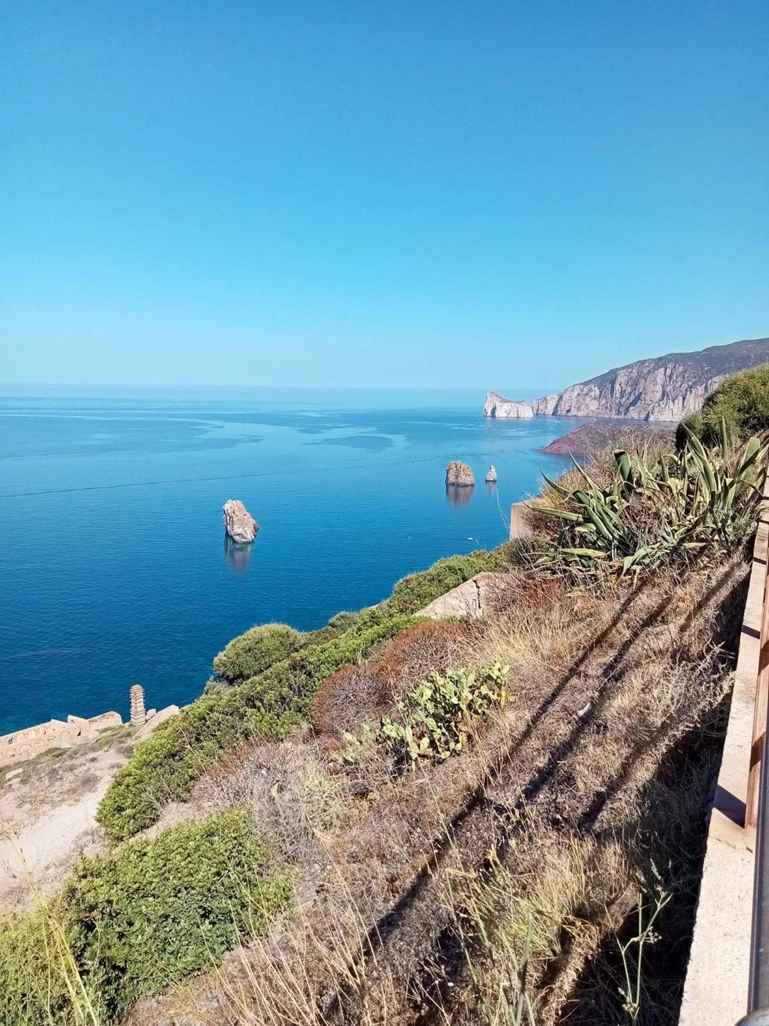 La Perla E Le Conchiglie Tanca Piras Vista Mare Villa Nebida Luaran gambar