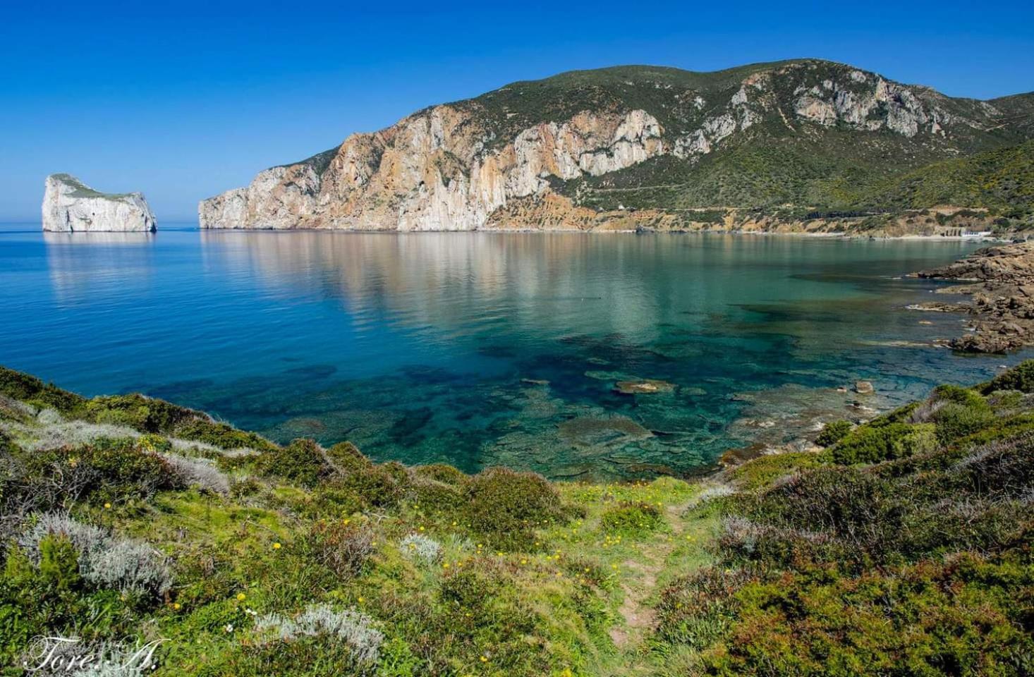 La Perla E Le Conchiglie Tanca Piras Vista Mare Villa Nebida Luaran gambar